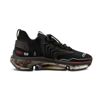 Cycling Psycho - Gravity Rebel - Black - Men’s Mesh Sneakers