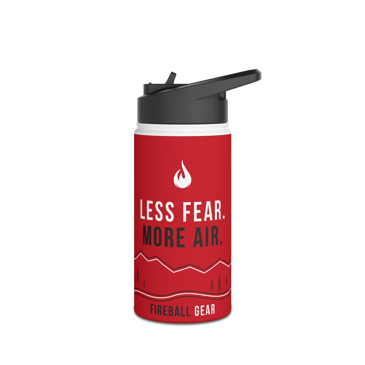 Cycling Psycho - Gravity Rebel - Red - Stainless Steel Water Bottle