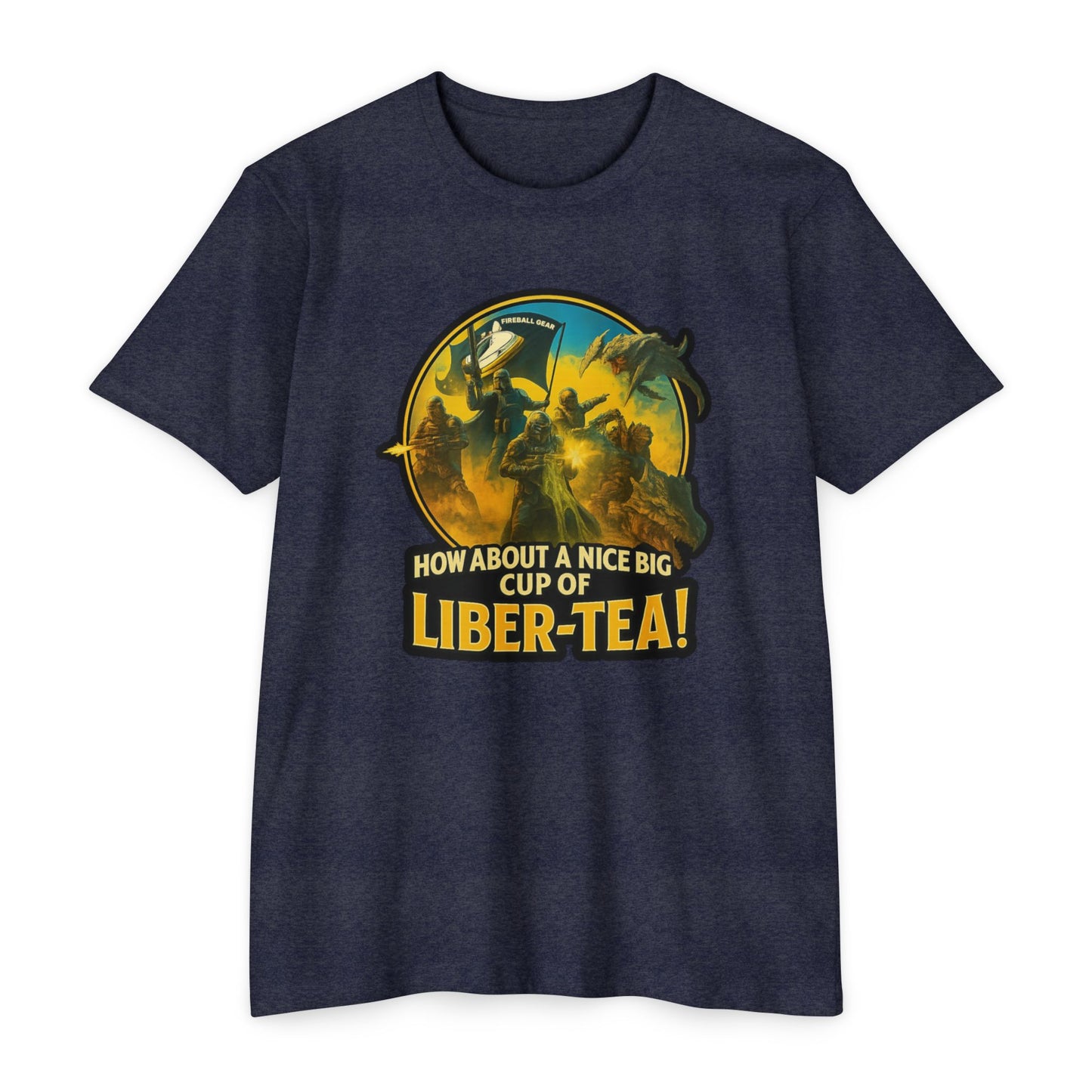 Hell Divers – Trinken Sie eine schöne große Tasse Waage-Tee! – Unisex-T-Shirt