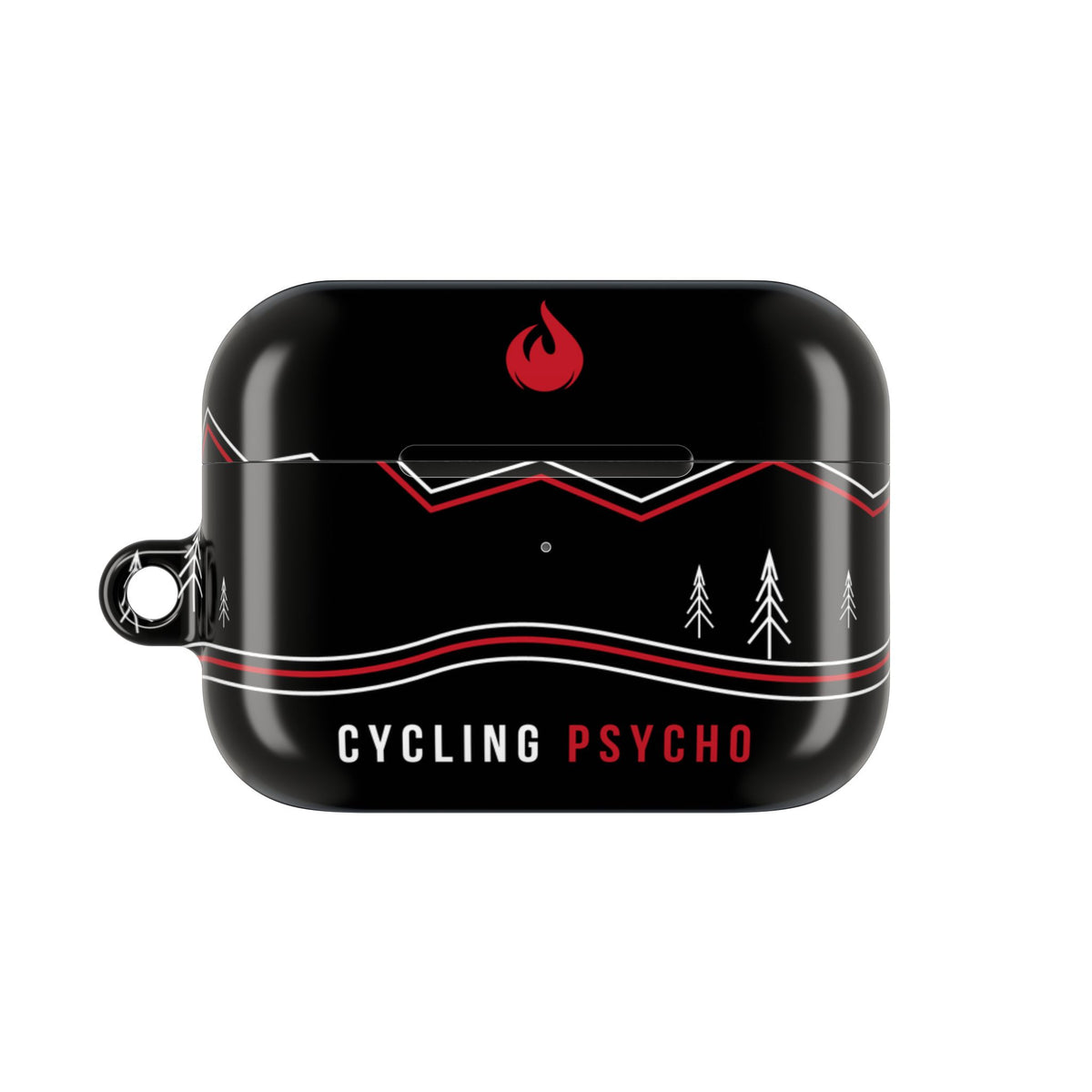 Cycling Psycho - Gravity Rebel - Black - AirPods Case