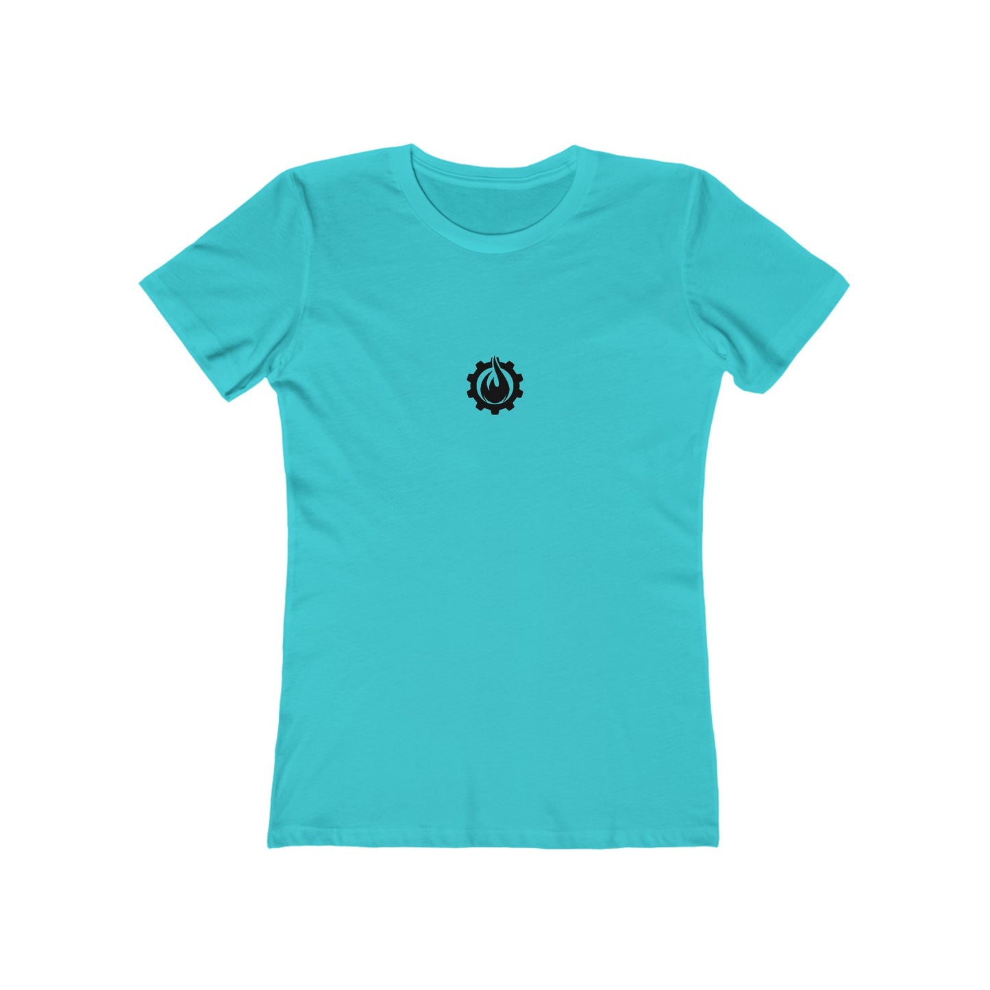 Fireball Gear - Flame & Gear - Black - Women's Slim Fit - Fitness T-shirt