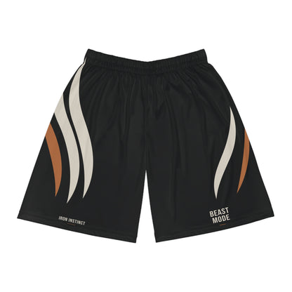 Beast Mode - Iron Instinct - Black - Men's Sports Shorts