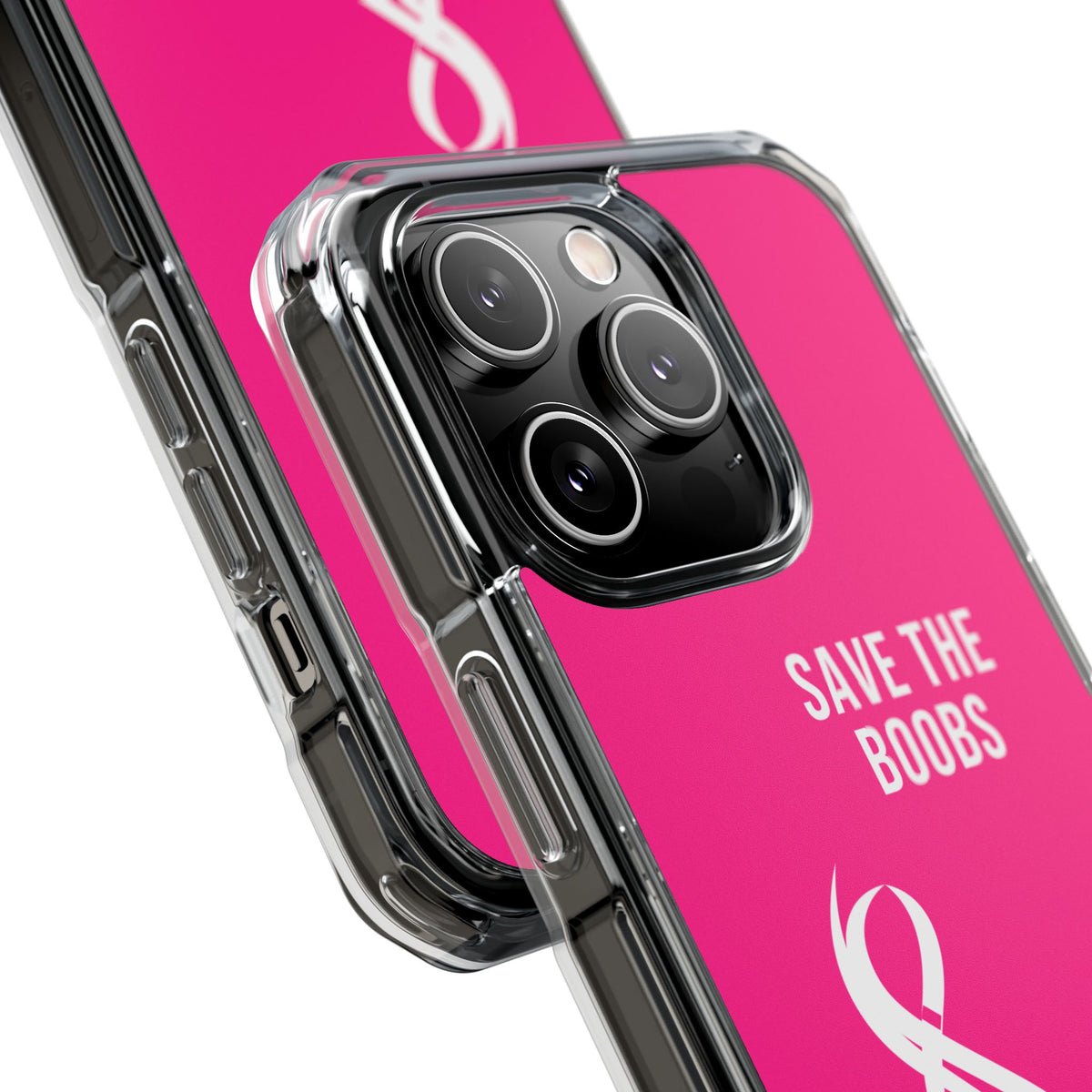 Pink Purpose - Hot Pink - Magnetic Clear Impact iPhone Case