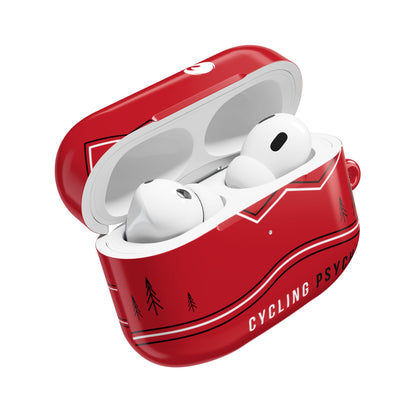 Cycling Psycho - Gravity Rebel - Red - AirPods Case