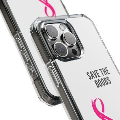 Pink Purpose - White - Magnetic Clear Impact iPhone Case