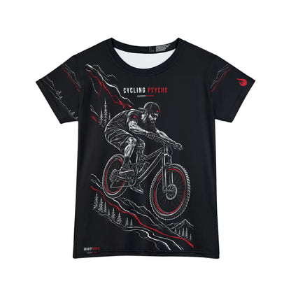Cycling Psycho - Gravity Rebel - Black - Women’s Short Sleeve Shirt