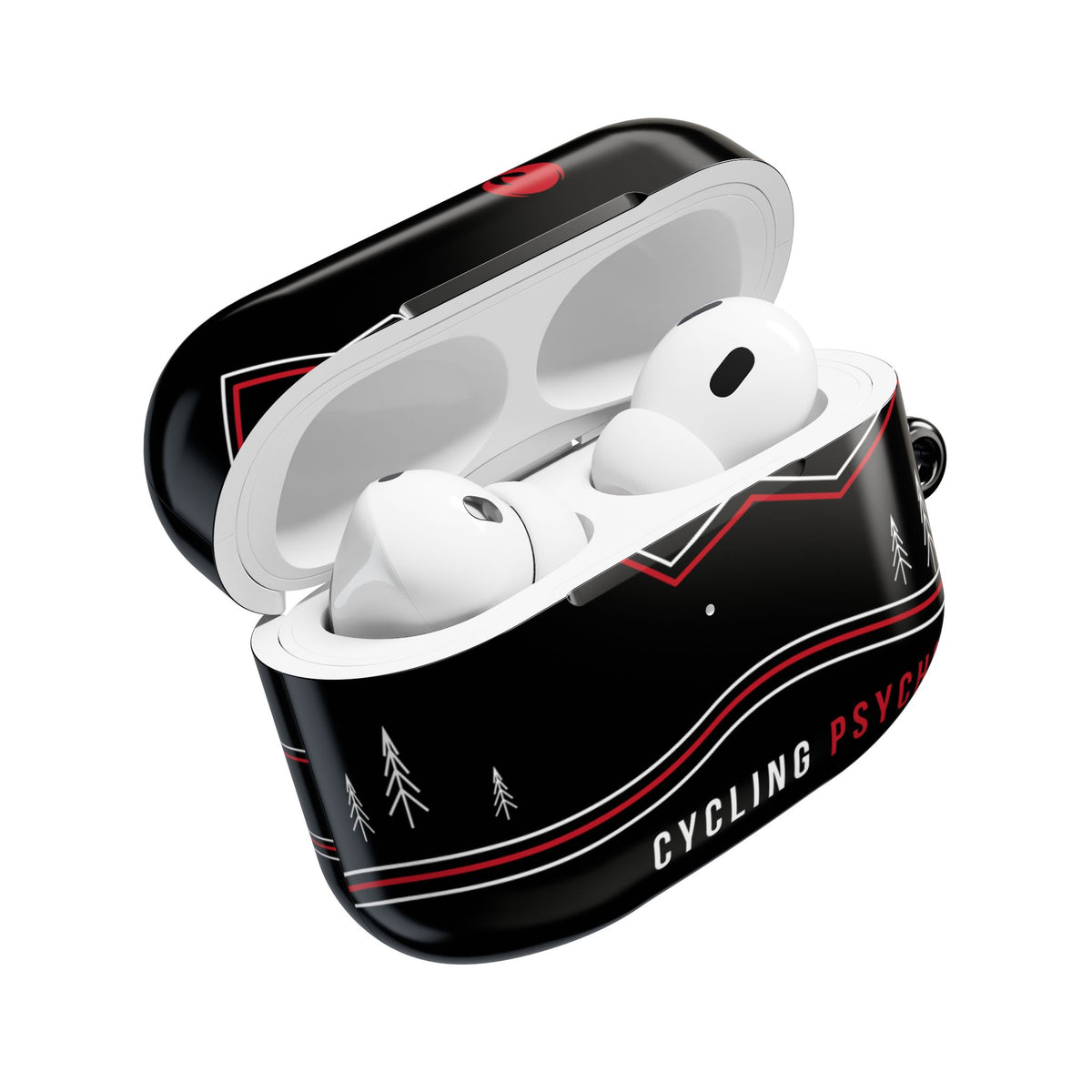 Cycling Psycho - Gravity Rebel - Black - AirPods Case