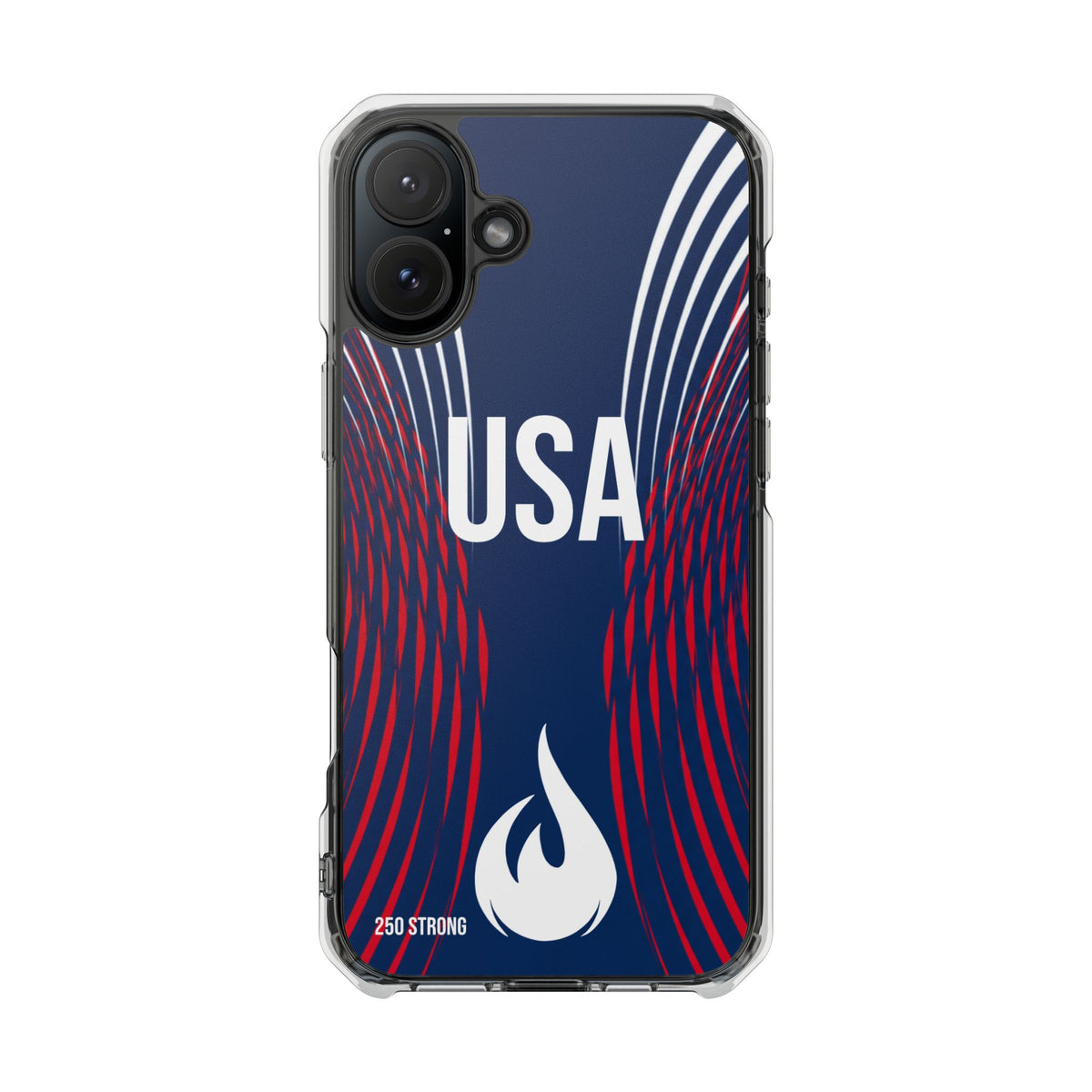 250 Strong - Magnetic Clear Impact iPhone Cases