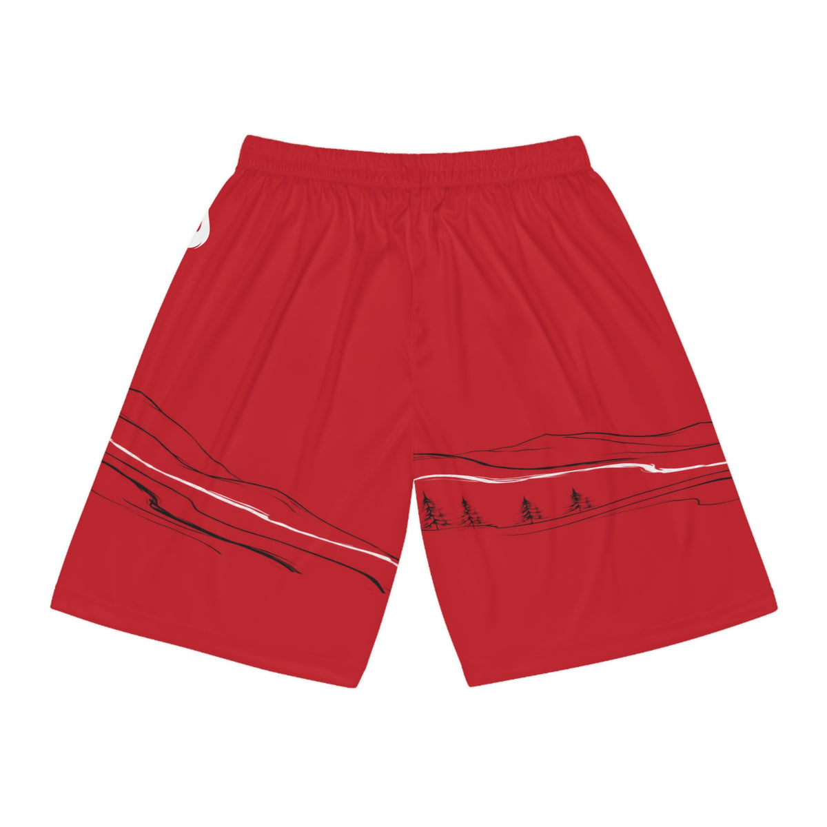 Cycling Psycho - Gravity Rebel - Red - Men’s Sports Shorts
