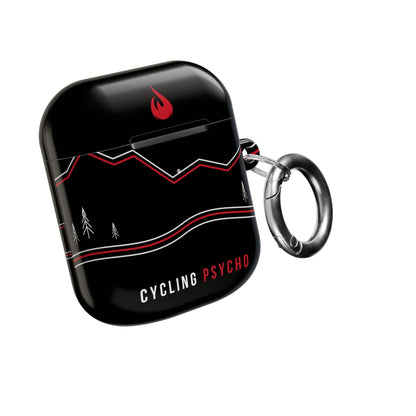 Cycling Psycho - Gravity Rebel - Black - AirPods Case