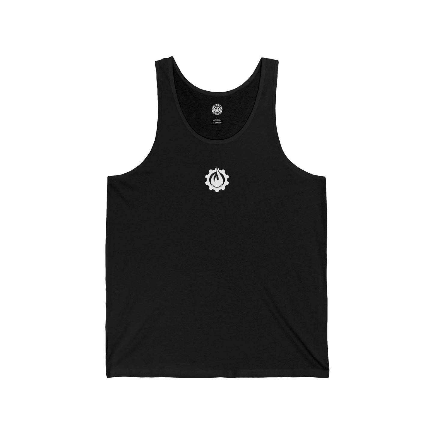 Fireball Gear – Flamme &amp; Ausrüstung – Weiß – Unisex Jersey Tank Top