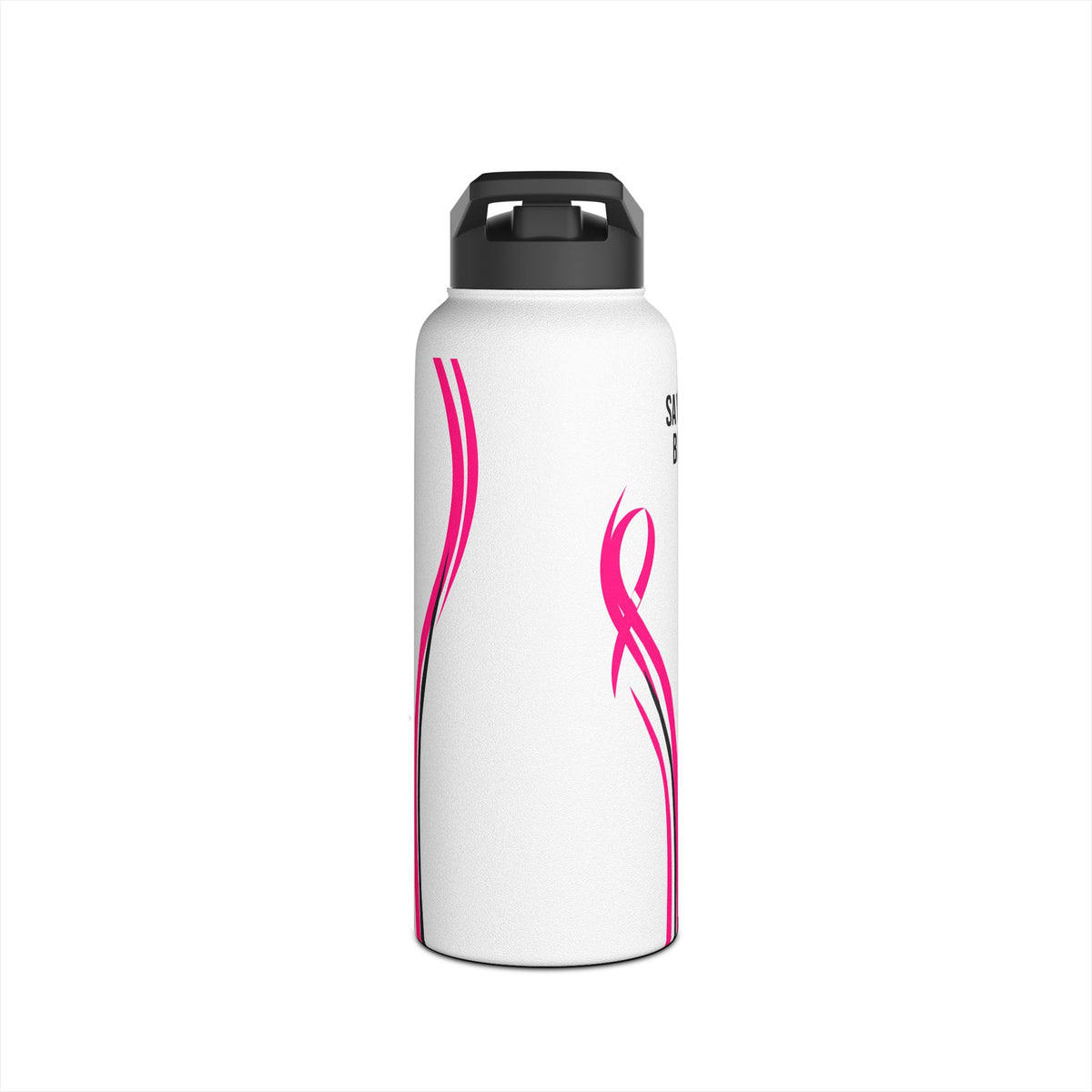 Pink Purpose - White - Stainless Steel Water Bottle