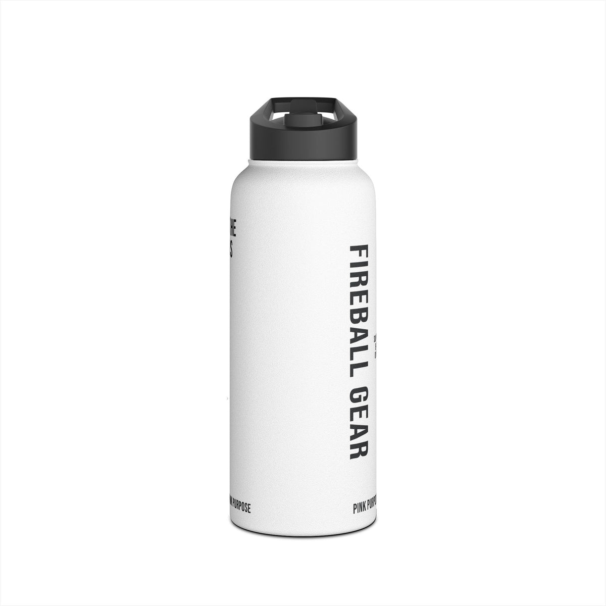 Pink Purpose - White - Stainless Steel Water Bottle