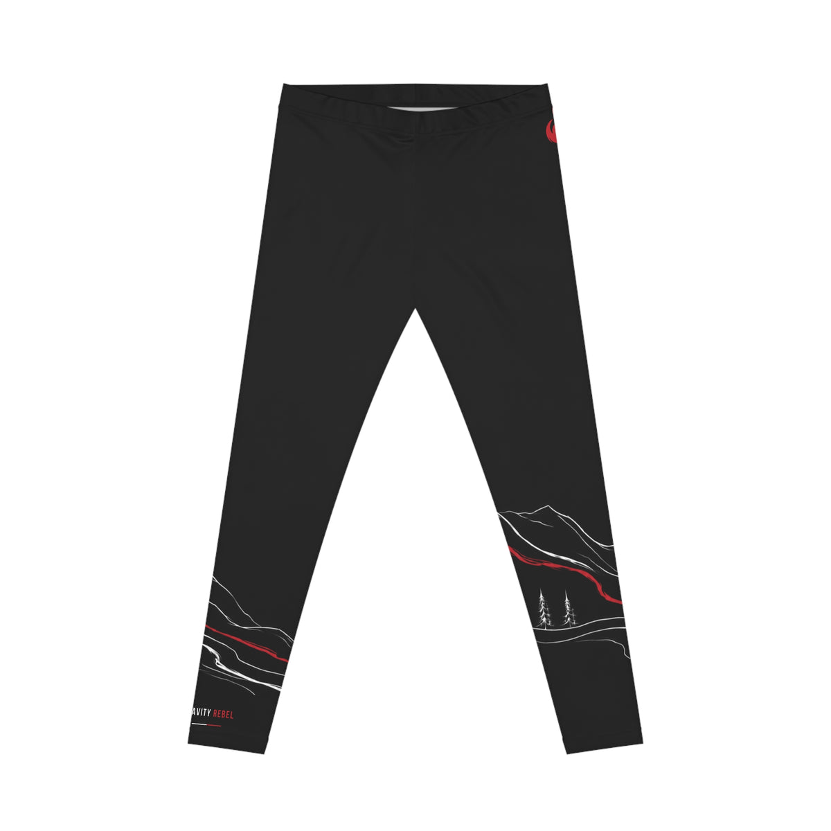 Cycling Psycho - Gravity Rebel - Black - Women’s Leggings