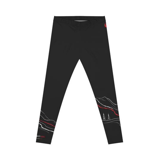Cycling Psycho - Gravity Rebel - Black - Women’s Leggings