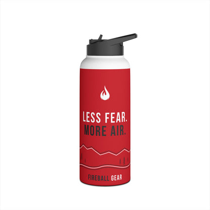Cycling Psycho - Gravity Rebel - Red - Stainless Steel Water Bottle