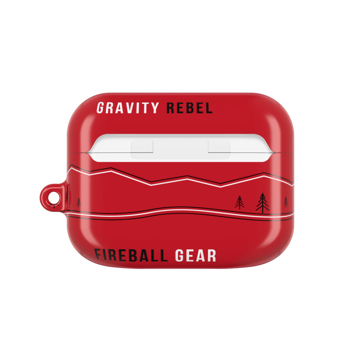 Cycling Psycho - Gravity Rebel - Red - AirPods Case