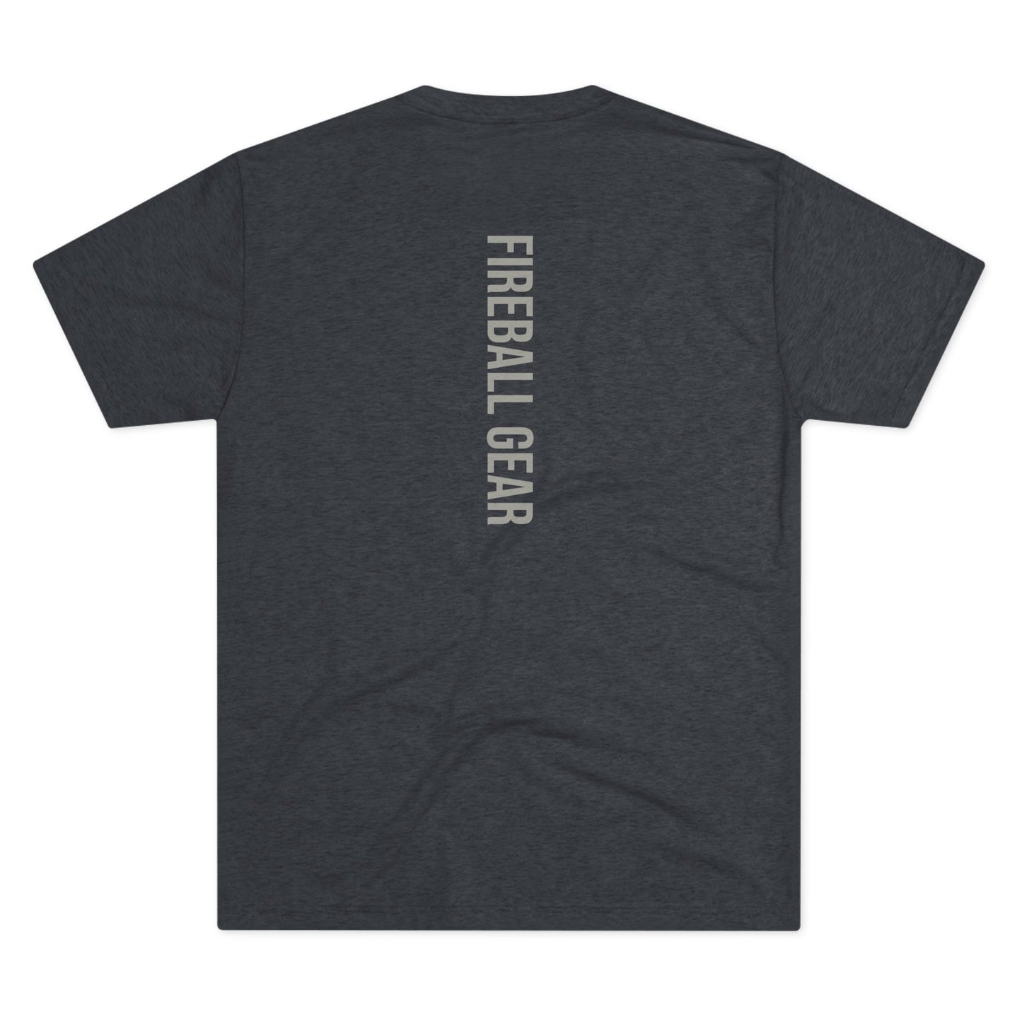 Fireball Gear - Flamme &amp; Ausrüstung - Grau &amp; Weiß - Unisex Triblend T-Shirt