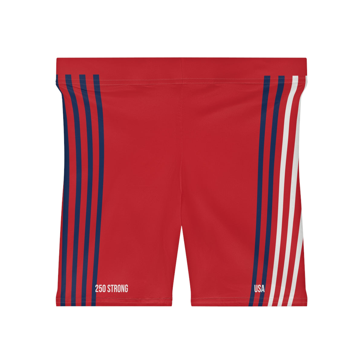 250 Strong - Red - Women's Biker Shorts