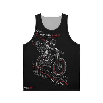 Cycling Psycho - Gravity Rebel - Black - Unisex Tank Top