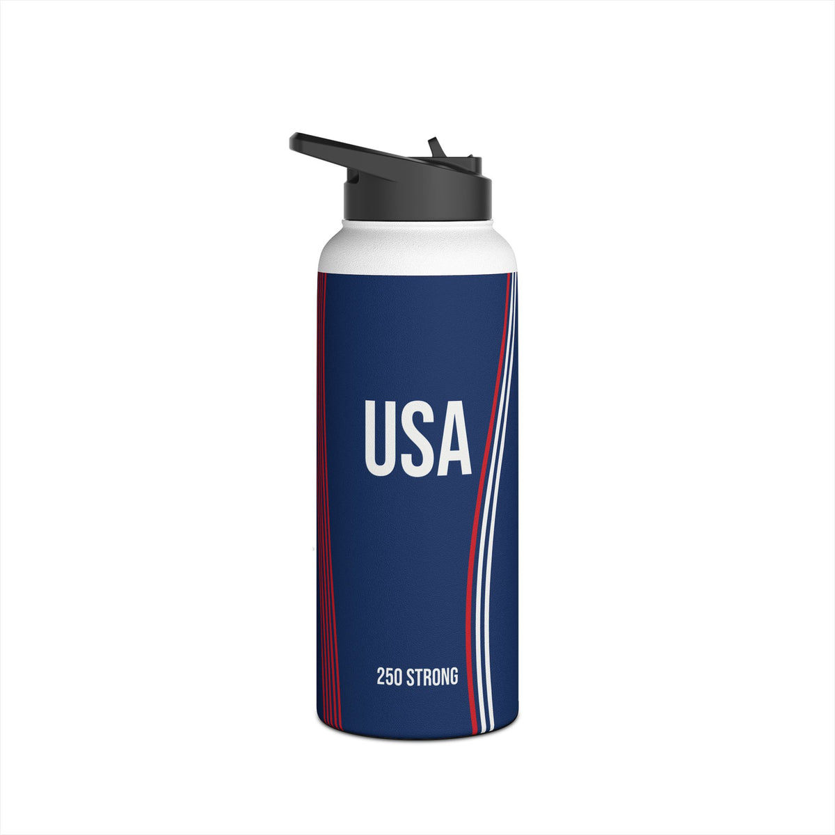 250 Strong - Navy - Stainless Steel Water Bottle