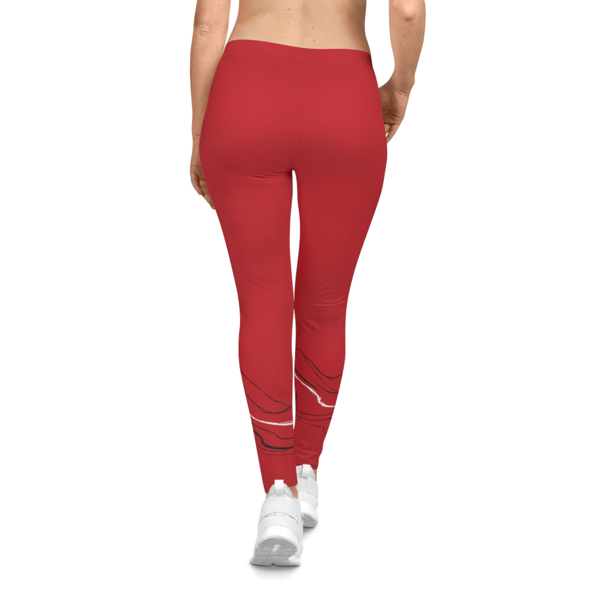 Cycling Psycho - Gravity Rebel - Red - Women’s Leggings