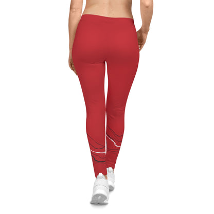 Cycling Psycho - Gravity Rebel - Red - Women’s Leggings