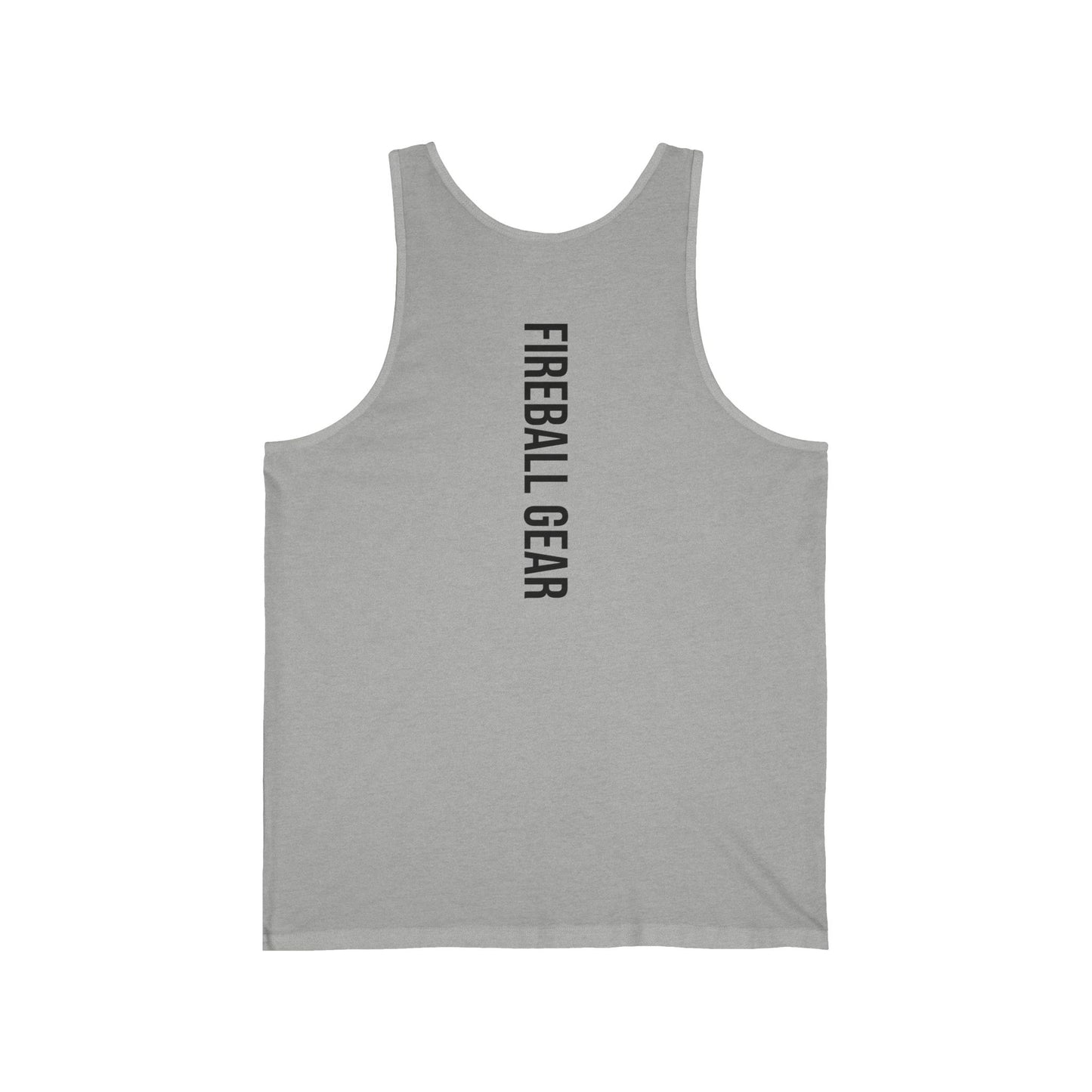 Fireball Gear - Flame & Gear - Black - Fitness Jersey Tank Top