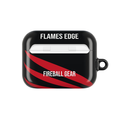 Flames Edge - Black - AirPods Case