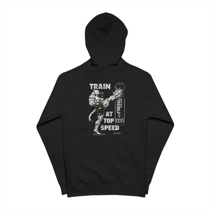 Beast Mode Series – Cheetah Kickboxing – Train at Top Speed – Fitness Zip-Up Lightweight Hoodie