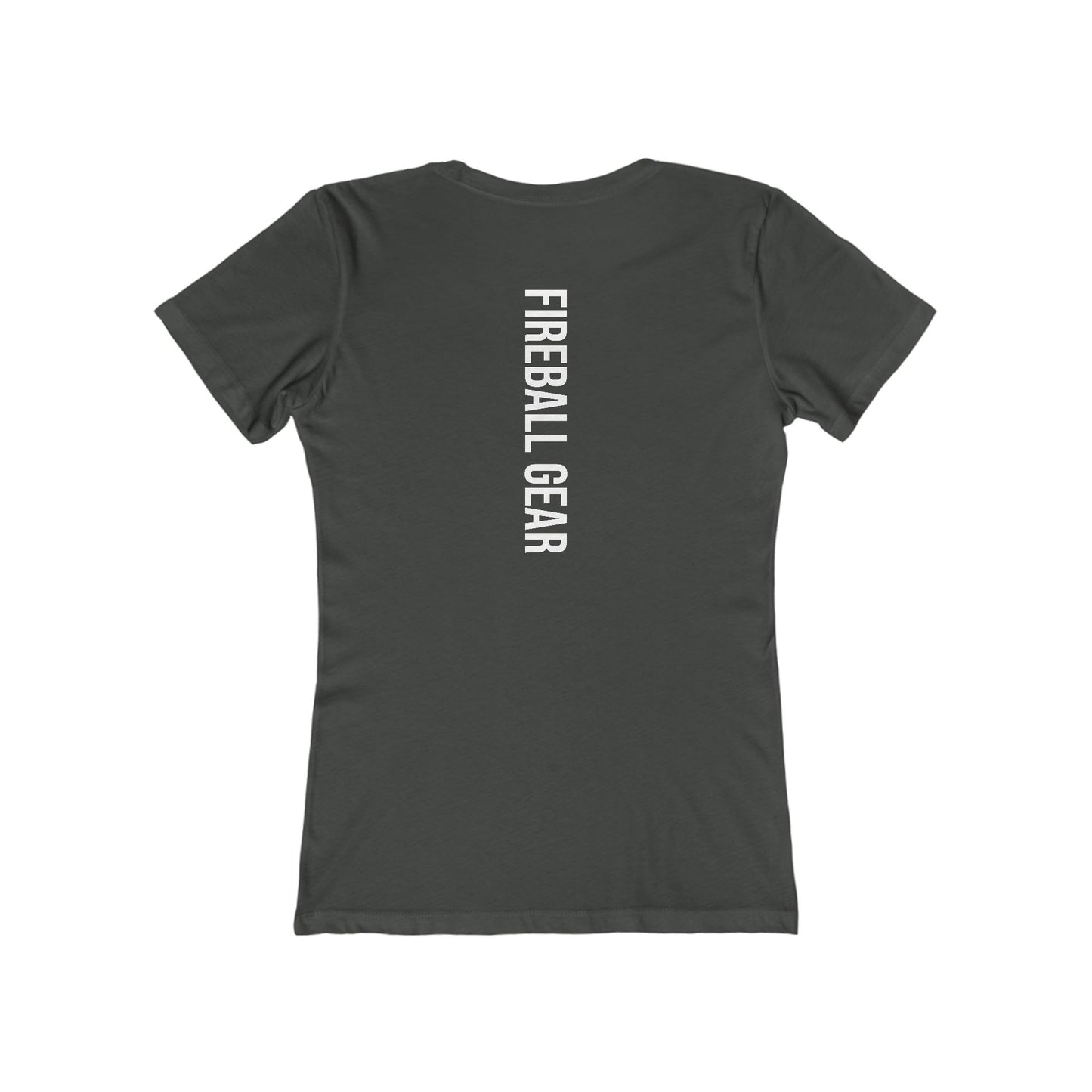 Fireball Gear - Flame &amp; Gear - Weiß - Damen Slim Fit T-Shirt