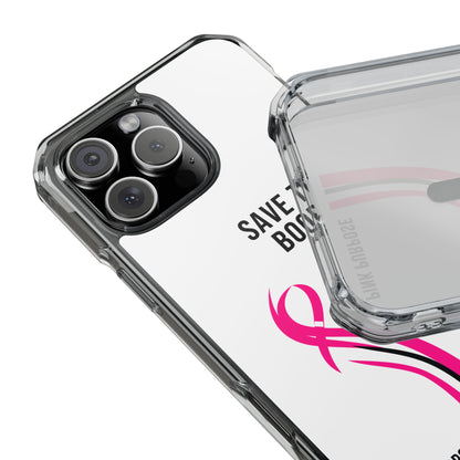 Pink Purpose - White - Magnetic Clear Impact iPhone Case