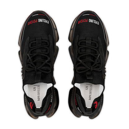 Cycling Psycho - Gravity Rebel - Black - Men’s Mesh Sneakers