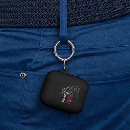 Cycling Psycho - Gravity Rebel - Black - AirPods Clip-On Case Cover