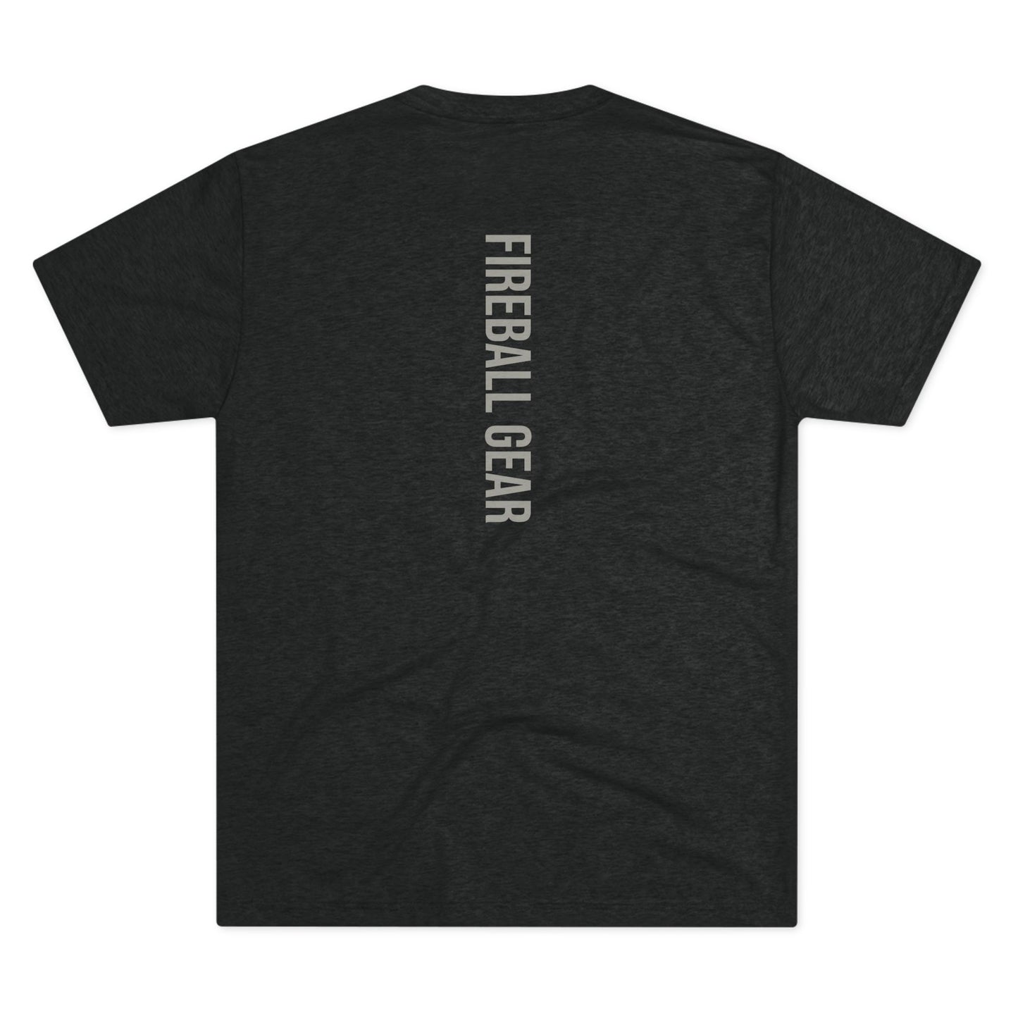 Fireball Gear - Flamme &amp; Ausrüstung - Grau &amp; Weiß - Unisex Triblend T-Shirt