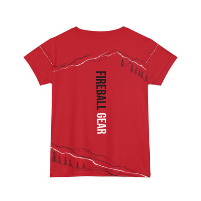 Cycling Psycho - Gravity Rebel - Red - Women’s Short Sleeve Shirt