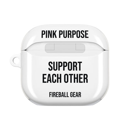 Pink Purpose - White - AirPods Case