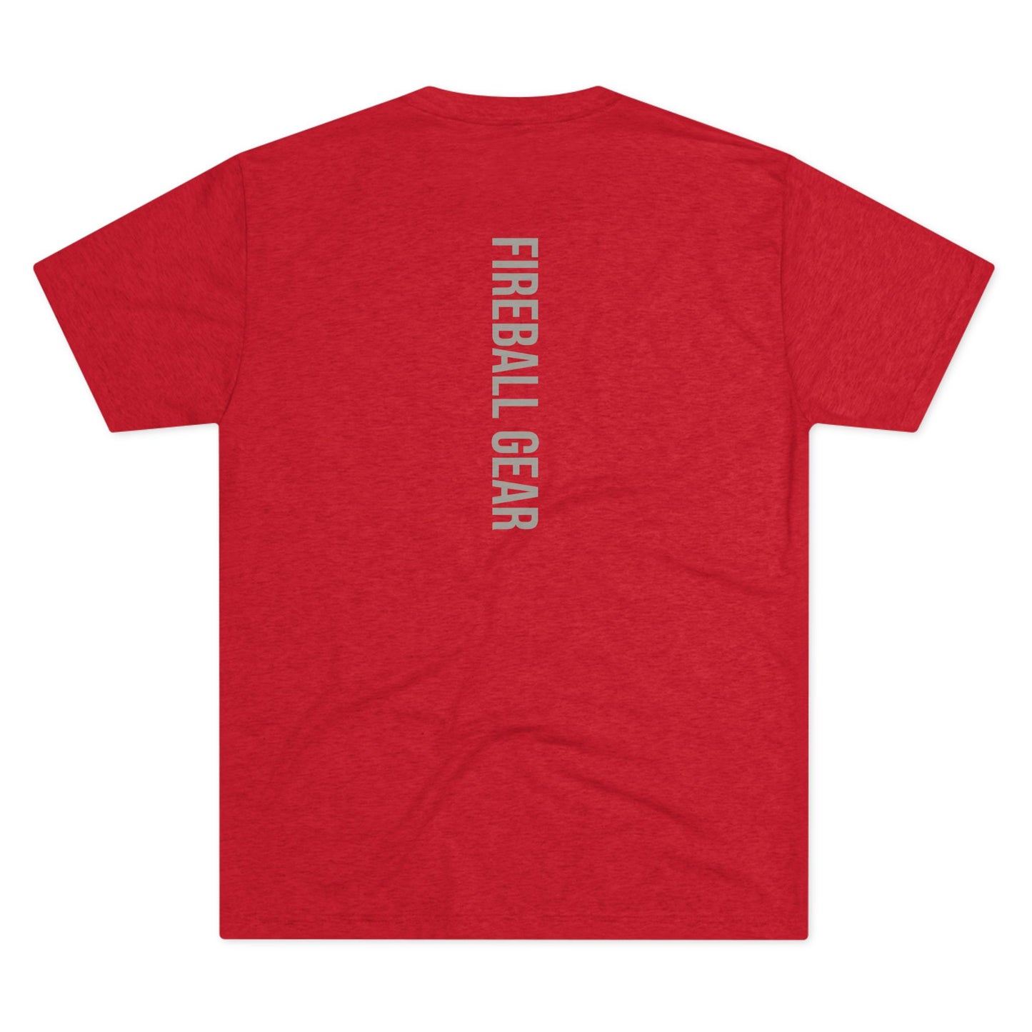 Fireball Gear - Flamme &amp; Ausrüstung - Grau &amp; Weiß - Unisex Triblend T-Shirt
