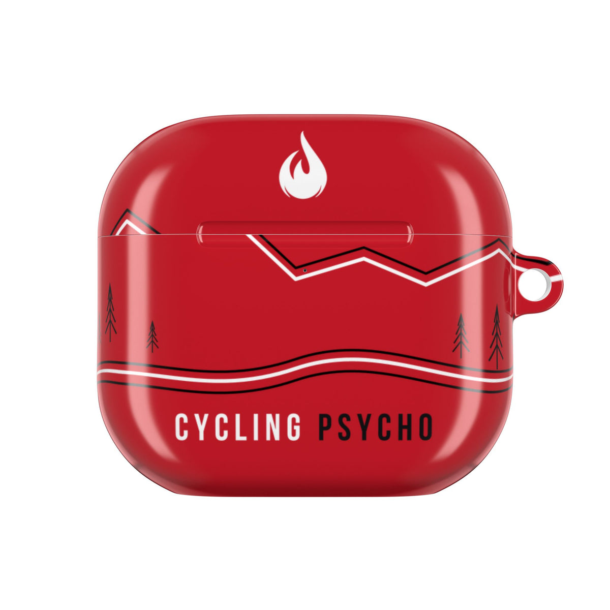 Cycling Psycho - Gravity Rebel - Red - AirPods Case