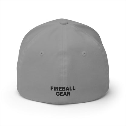 Beast Mode Series - Flame & Gear - FlexFit Cap - Black