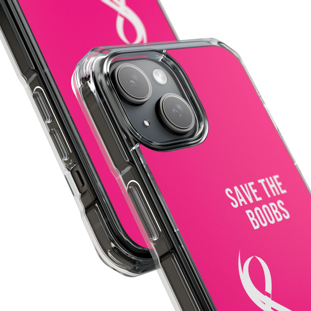 Pink Purpose - Hot Pink - Magnetic Clear Impact iPhone Case