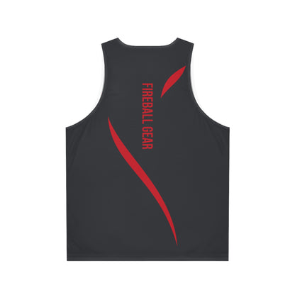 Flames Edge - Gray - Unisex Tank Top