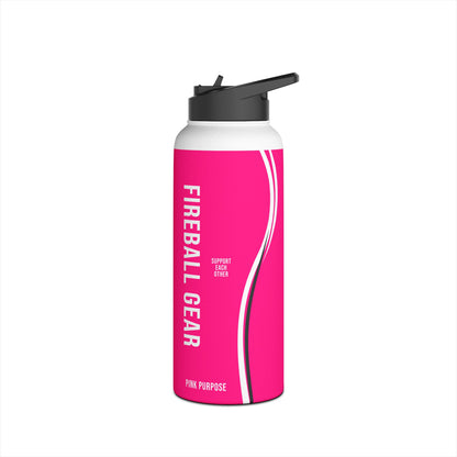 Pink Purpose - Hot Pink - Stainless Steel Water Bottle