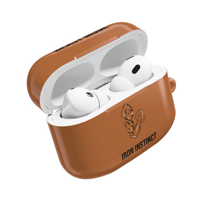 Beast Mode - Iron Instinct - Burnt Orange - AirPods Case