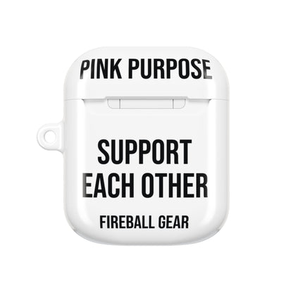 Pink Purpose - White - AirPods Case