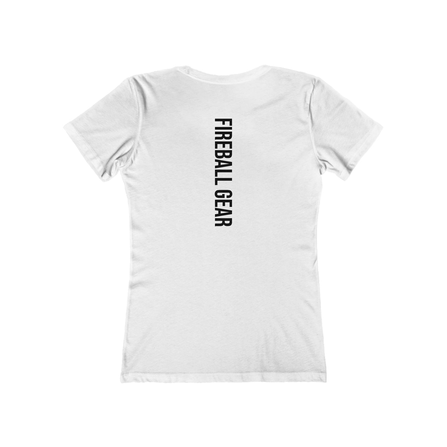 Fireball Gear - Flame & Gear - Black - Women's Slim Fit - Fitness T-shirt