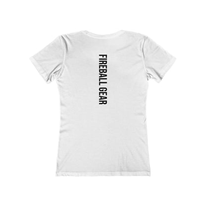 Fireball Gear - Flame & Gear - Black - Women's Slim Fit - Fitness T-shirt