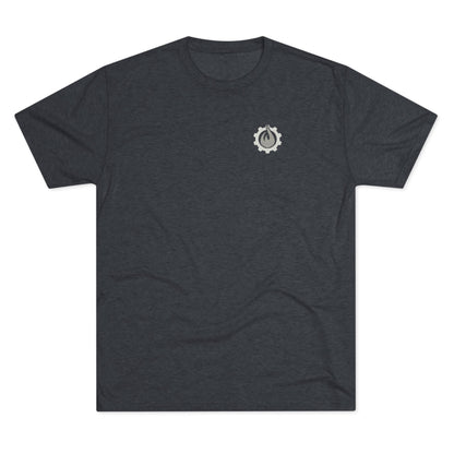 Fireball Gear - Flamme &amp; Ausrüstung - Grau &amp; Weiß - Unisex Triblend T-Shirt
