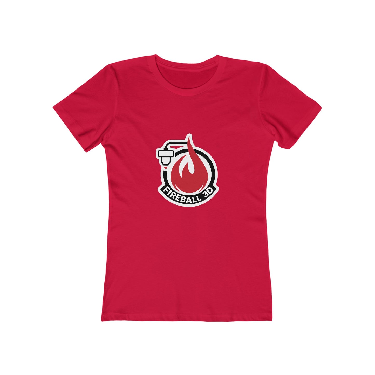 Fireball 3D Logo - Women's Slim Fit T-shirt