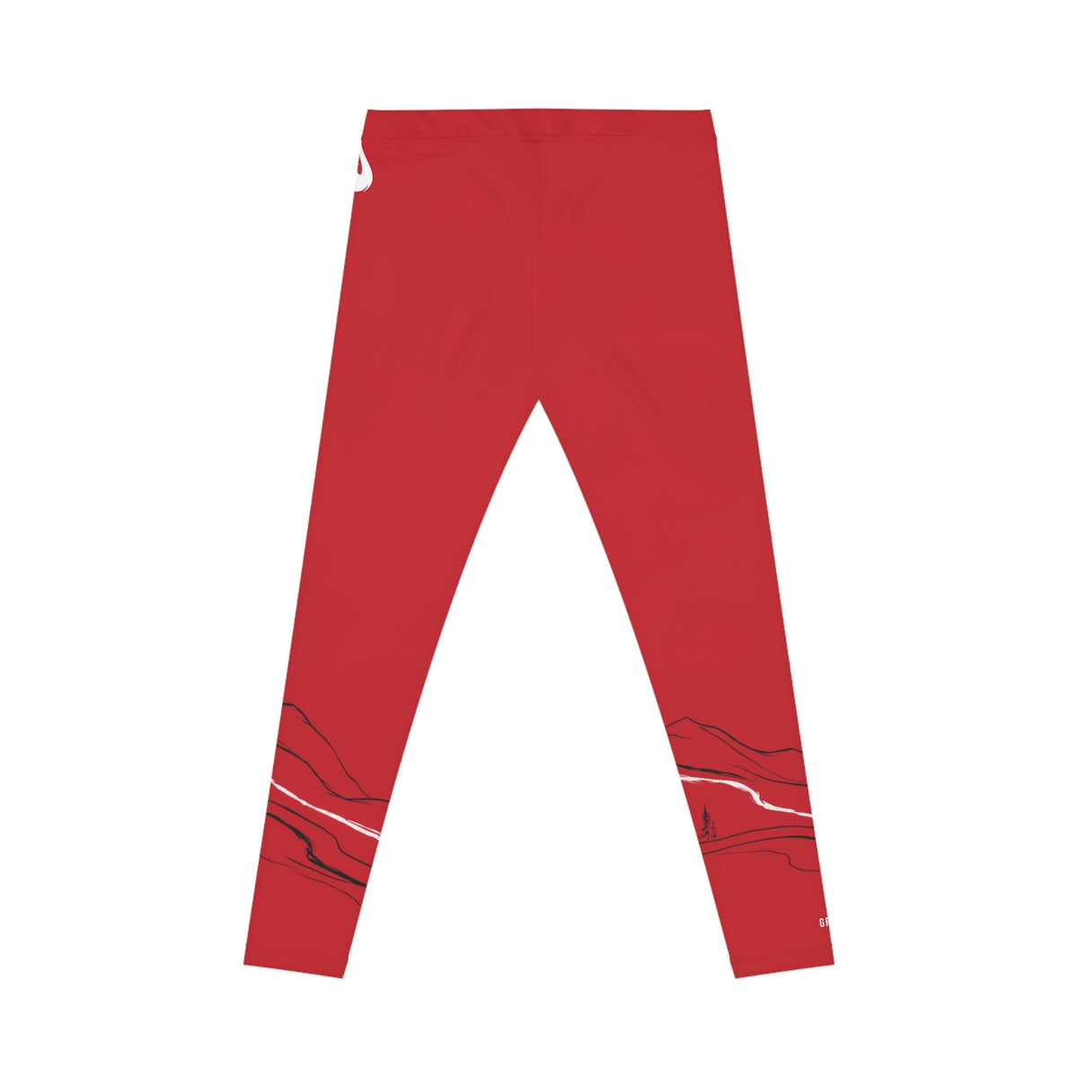 Cycling Psycho - Gravity Rebel - Red - Women’s Leggings